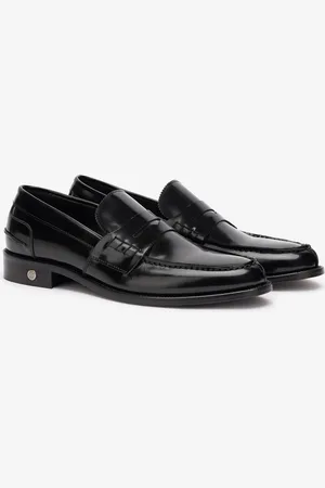 Roberto Cavalli Shinny-effect Penny Loafers - Male Loafers & Moccasins 40