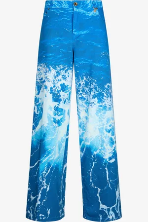 Roberto Cavalli Stretto Di Messina Print Jeans - Female Trousers & Shorts 38