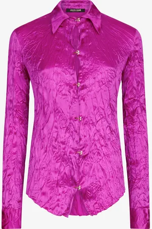 Roberto Cavalli Solid Color Structured Shirt - Female Blouses & Tops 40