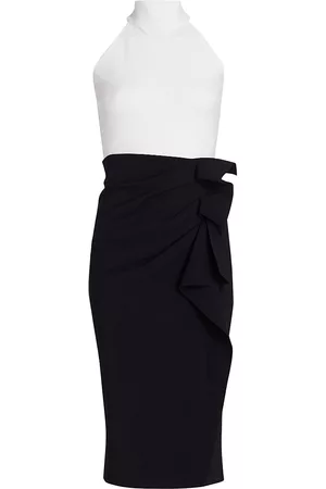 CHIARA BONI Women's Amenadiel Bic Halter Dress - - Size 52 (16)