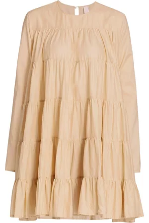 Merlette Women's Soliman Tiered Trapeze Dress - - Size Large
