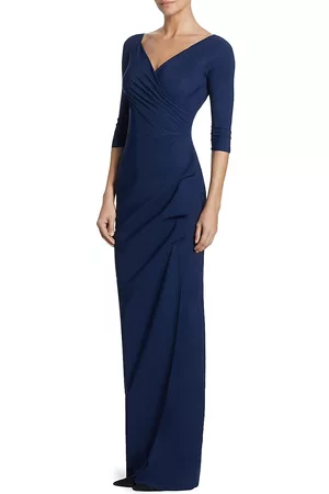 CHIARA BONI Women's Florien Ruched Ruffled Gown - - Size 50 (14)