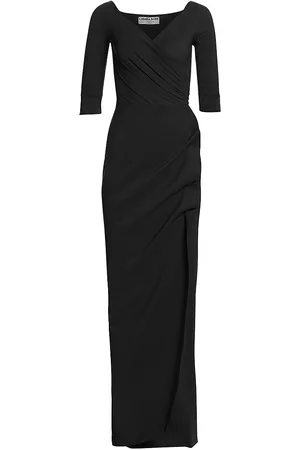 CHIARA BONI Women's Florien Ruched Ruffled Gown - - Size 52 (16)