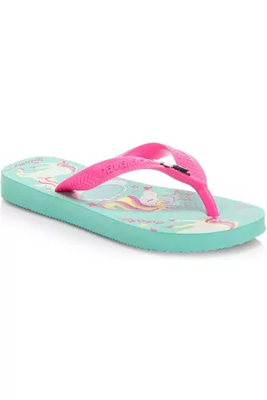Havaianas Girl's Unicorn Flip Flops - - Size 11 (Child)