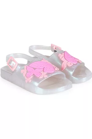 SOPHIA WEBSTER Sandals - Baby's & Little Girl's Butterfly Jelly Slides - Pearl - Size 9.5 (Toddler) Sandals