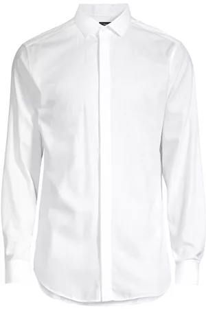 THEORY Men's Regular-Fit Dover Tux Dress Shirt - - Size 15
