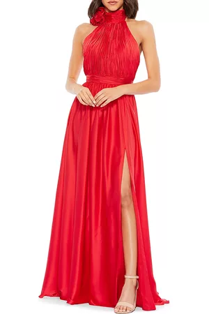 Mac Duggal Chiffon Halter Gown