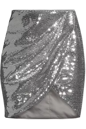 Toccin Sequin Sarong Miniskirt