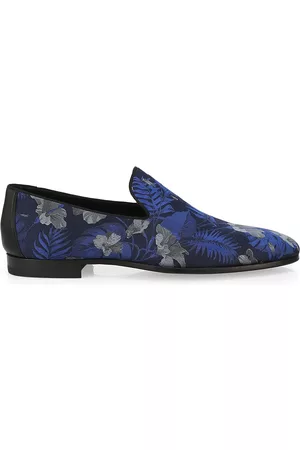 Saks Fifth Avenue Men Loafers - COLLECTION Floral Leather Loafers