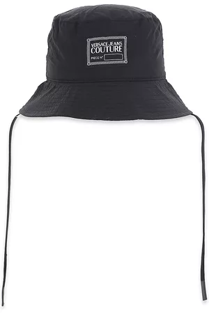 VERSACE Men Hats - Logo Tab Bucket Hat