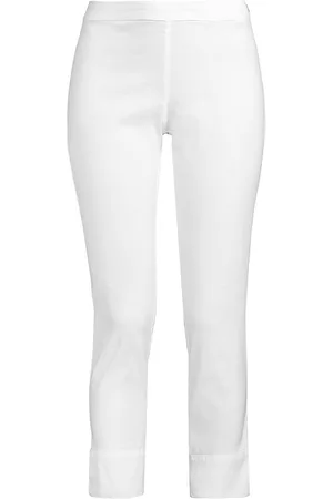120% Lino Essential Linen-Blend Capri Pants