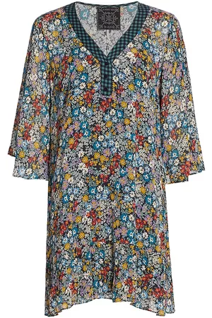 JOHNNY WAS Divinia Floral Tunic Dress