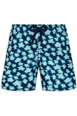 Vilebrequin Liitle Boy's & Boy's Blured Turtles Swim Shorts