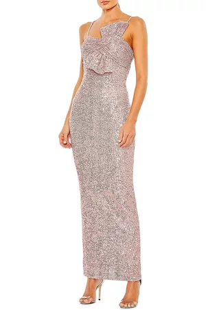Mac Duggal Women Evening dresses - Metallic Sheath Gown