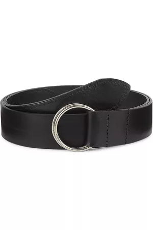 SHINOLA Double Ring Leather Belt