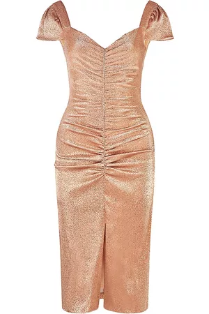 THEIA Renee Ruched Cocktail Dress