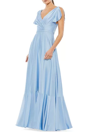 Mac Duggal Satin A-Line Gown