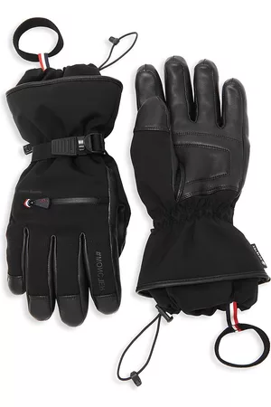 Moncler Grenoble Leather Gloves