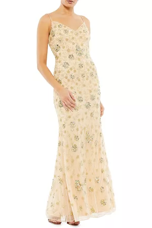 Mac Duggal Sleeveless Embellished Gown