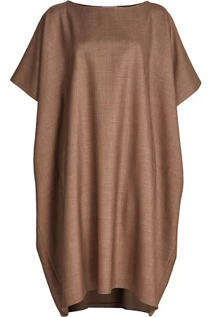 The Row Janita Wool-Blend T-Shirt Dress