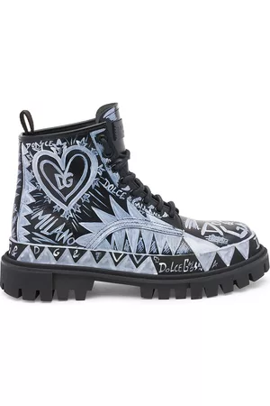 Dolce & Gabbana Trekking Leather-Blend Boots