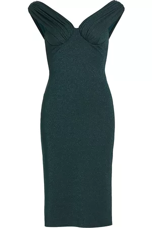 CHIARA BONI Sparkly Body-Con Cocktail Dress