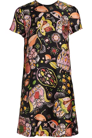 La DoubleJ Swing Boxy Floral Minidress