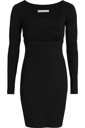 Susana Monaco Women Underwire Mini Dresses - Women's Cut-out Underwire Minidress - Black - Size XL