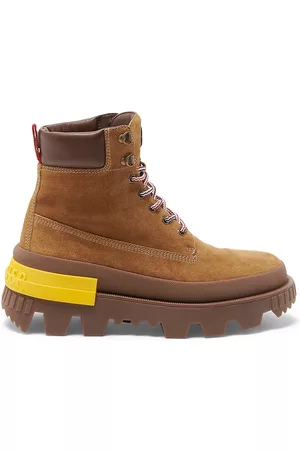 Moncler Mon Corp Suede Hiking Boots