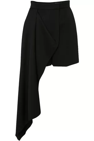 Alexander McQueen Draped Asymmetric Miniskirt