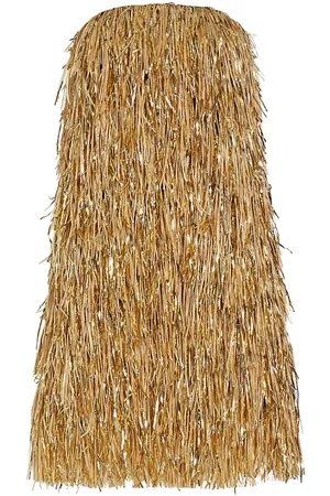 Jason Wu Strapless Tinsel Fringe Dress