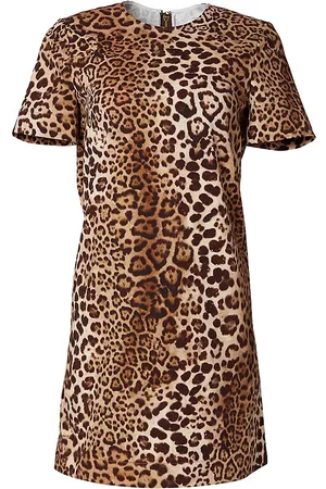 Carolina Herrera Women Party Dresses - Leopard Mini Shift Dress