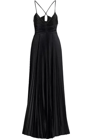 A.L.C. Women Pleated Dresses - Aries Floor-Length Pleated Gown
