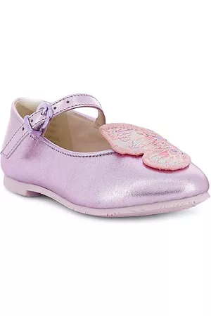 SOPHIA WEBSTER Girls Flat Shoes - Little Girl's & Girl's Butterfly Embroidered Flats