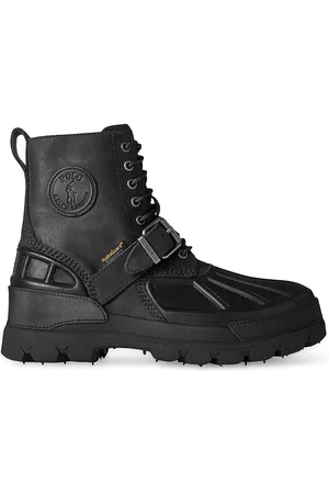 Ralph Lauren Oslo High Waterproof Leather-Suede Boots