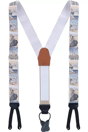 Trafalgar Men Braces - Bon Voyage Silk Brace