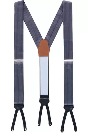 Trafalgar Men Braces - Classic Herringbone Silk Brace