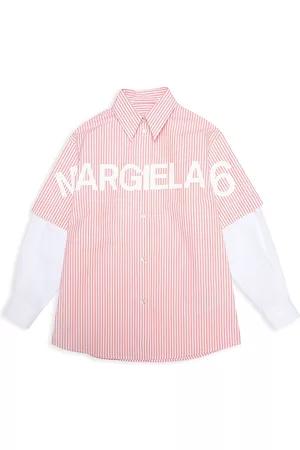 Maison Margiela Little Girl's & Girl's Long-Sleeve Shirt Dress