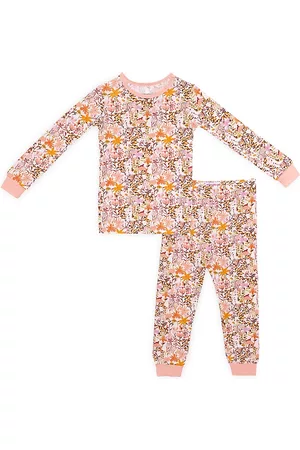 Magnetic Me Little Kid's & Kid's As The Leaves Turn Print Modal-Blend Pajama Set - As The Leaves Turn - Size 2
