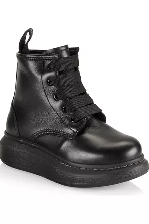 Alexander McQueen Little Kid's & Kid's Leather Lace-Up Boots