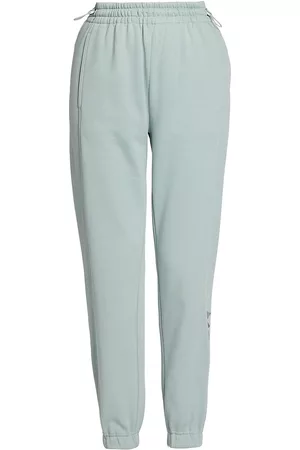 Moncler Women's Logo Drawcord Sweatpants - Blue - Size XS