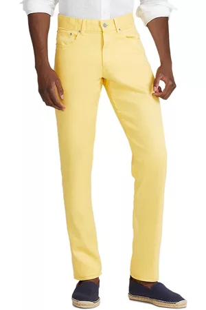 Ralph Lauren Men's Five-Pocket Slim-Fit Jeans - Classic Yellow - Size 40
