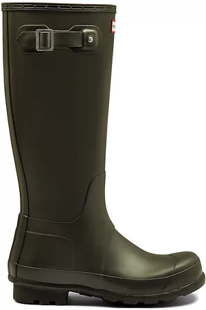 Hunter Men's Men's Original Tall Waterproof Rain Boots - Dark Olive - Size 11