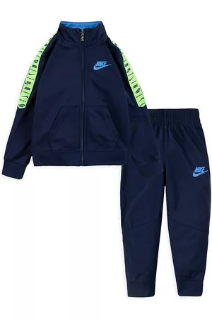 Nike Sets - Baby Boy's & Little Boy's Sportswear Futura Taping Tricot 2-Piece Set - Blue Multi - Size 2