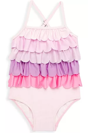 Tutu Du Monde Baby Girl's Resort Bebe Rainbow Rock Swimsuit - Crystal Pink - Size 12 Months
