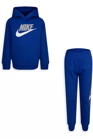Nike Sets - Baby Boy's & Little Boy's 2-Piece Club Sweatsuit Set - Blue - Size 4