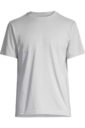 Linksoul Men Short Sleeved T-Shirts - Men's Aldo Pocket T-Shirt - Silver - Size XXL