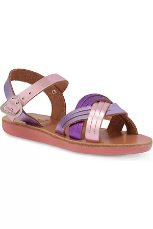 Ancient Greek Sandals Little Girl's & Girl's Electra Leather Sandals - Lilac - Size 8 (Toddler)