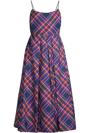 Sachin & Babi Women's Audra Plaid Midi-Dress - Party Plaid - Size 2