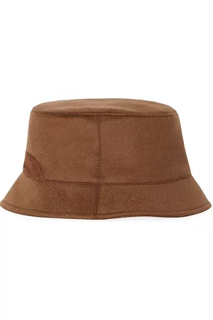 Loro Piana Men's Cityleisure Cashmere Bucket Hat - Chestnut - Size XL